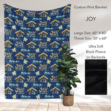 B186 - Pre-Order Joy Fleece Blanket (Closes 10/04. ETA: early Dec)