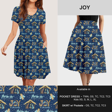 B183 - Preorder Joy Dress/Skirt with Pockets (Closes 10/02. ETA: early Dec)