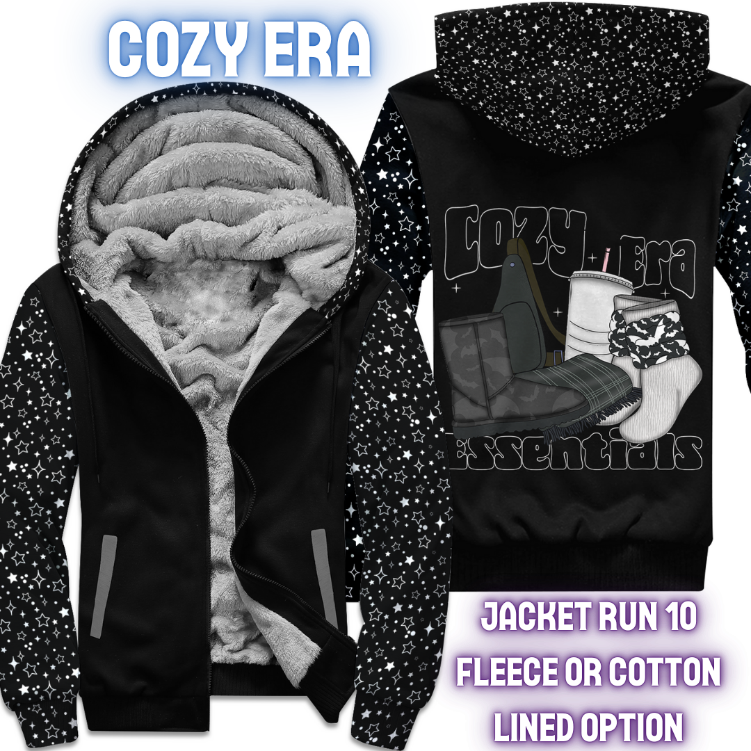 COZY ERA - FLEECE/COTTON LINED JACKETS RUN 10 PREORDER CLOSING 10/26