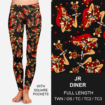 RTS - JR Diner Leggings w/ Pockets