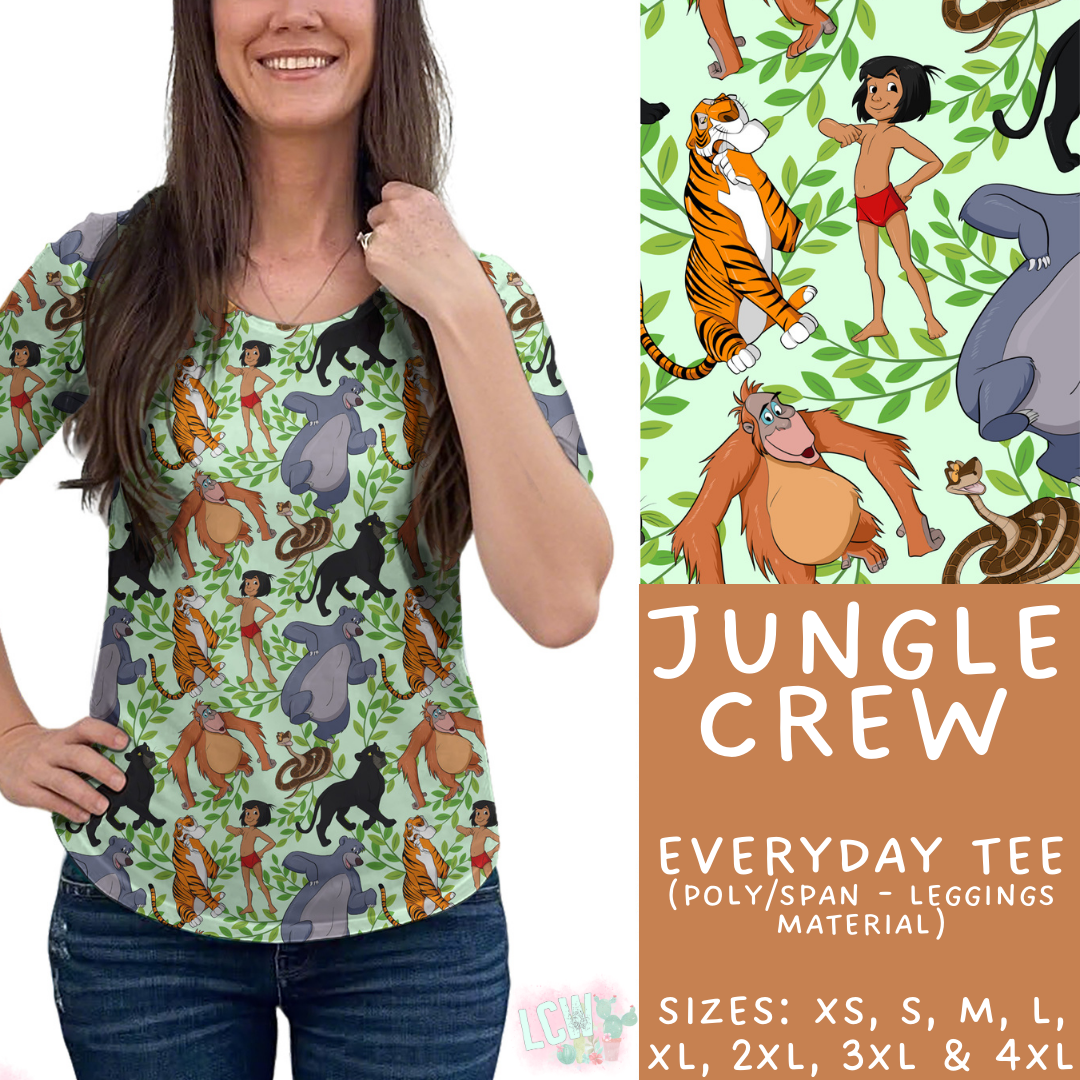 Batch #462 - Fun Run 17 - Closes 12/10 - ETA late Jan - Jungle Crew Everyday Tee