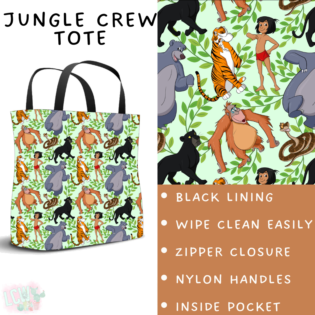 Batch #462 - Fun Run 17 - Closes 12/10 - ETA late Jan - Jungle Crew Tote