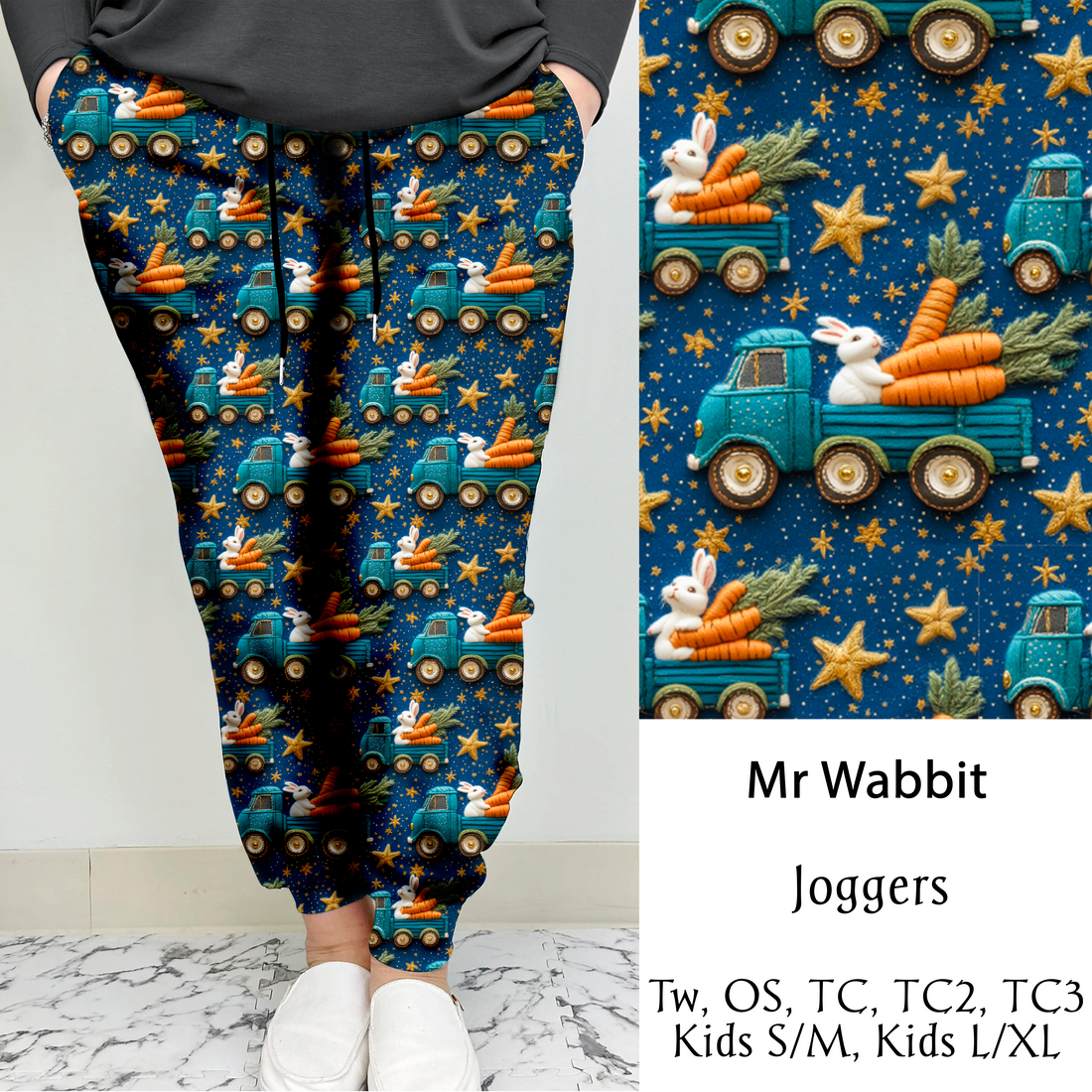 Mr Wabbit | Leggings/Capri/ Joggers | Run ends 1/2 | ETA 32 Days