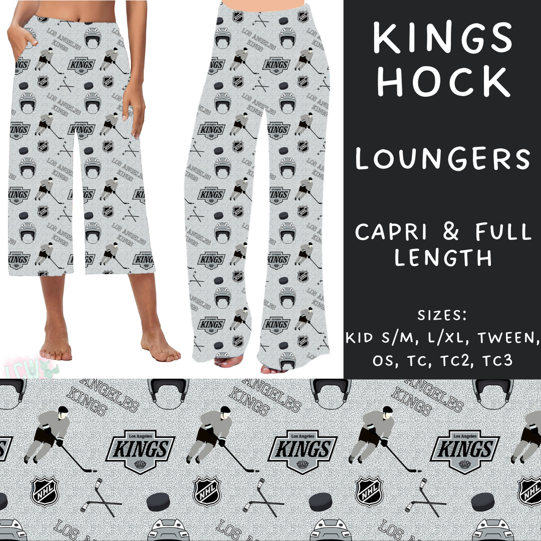 Batch #243 - Hockey - Closes 11/25 - ETA mid Jan - Kings Hock Capri and Full Length Loungers