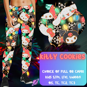 KITTY COOKIES - CHRISTMAS RUN - JOGGER/CAPRI PREORDER CLOSING 9/29