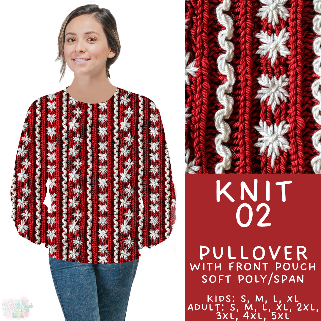 Batch #437 - Christmas Knit 2 - Closes 10/27 - ETA mid Dec - Knit 02 Pocket Pullover