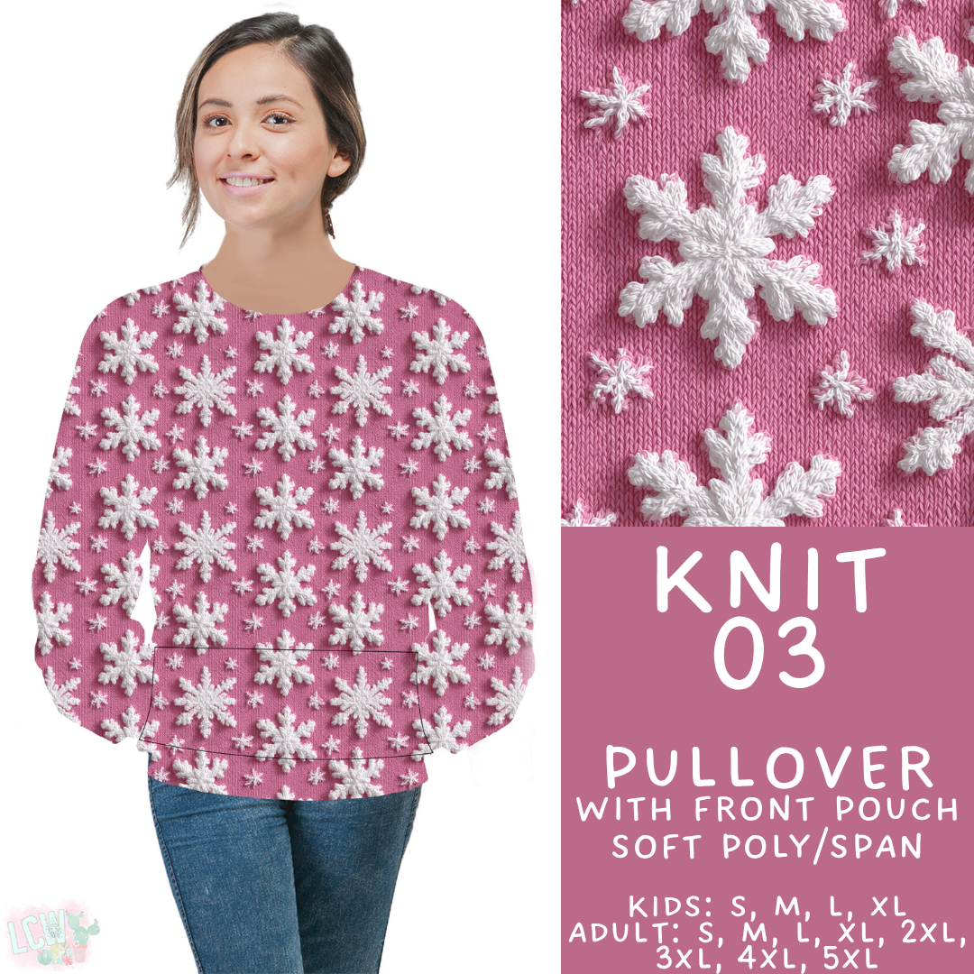 Batch #437 - Christmas Knit 2 - Closes 10/27 - ETA mid Dec - Knit 03 Pocket Pullover