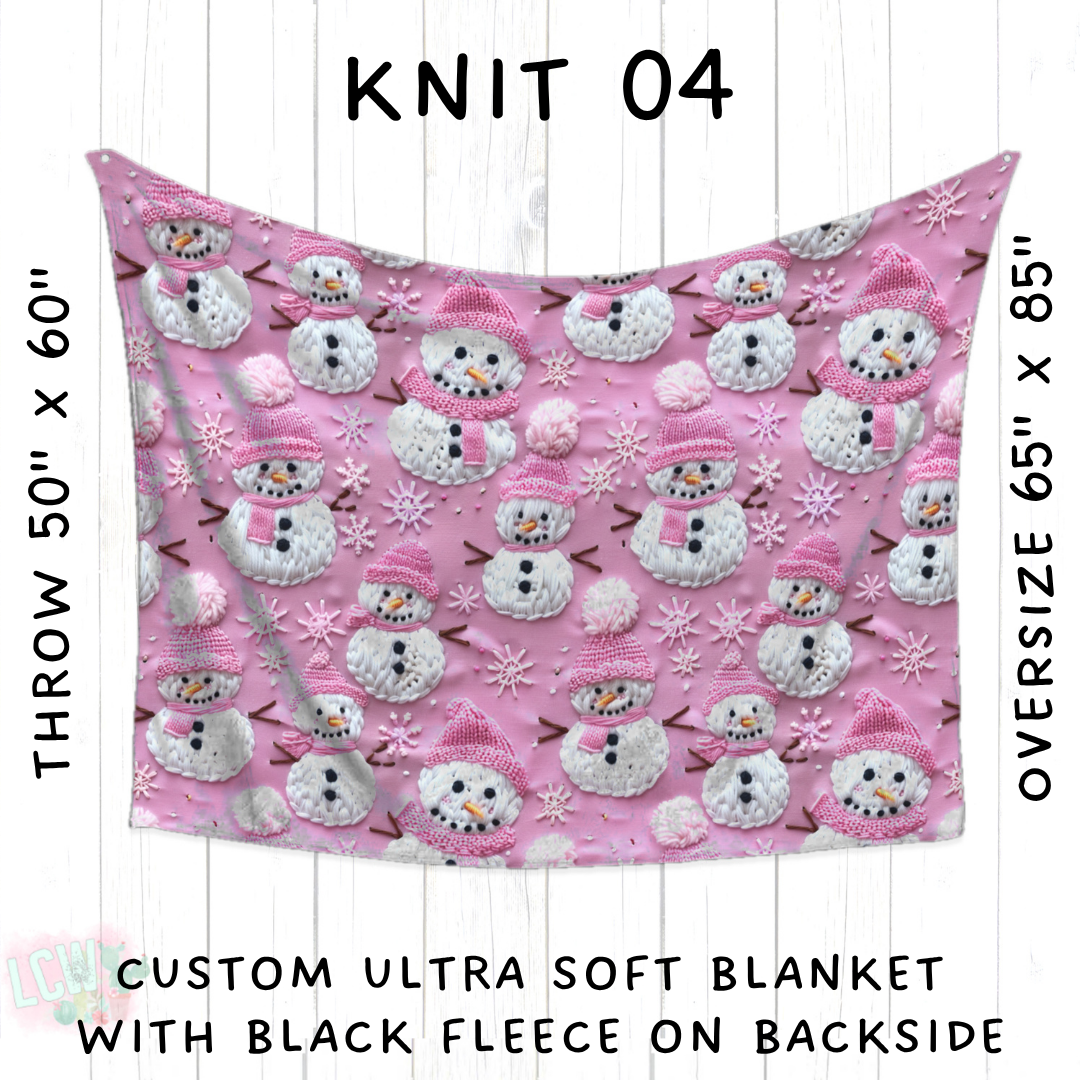 Batch #437 - Christmas Knit 2 - Closes 10/27 - ETA mid Dec - Knit 04 Blanket