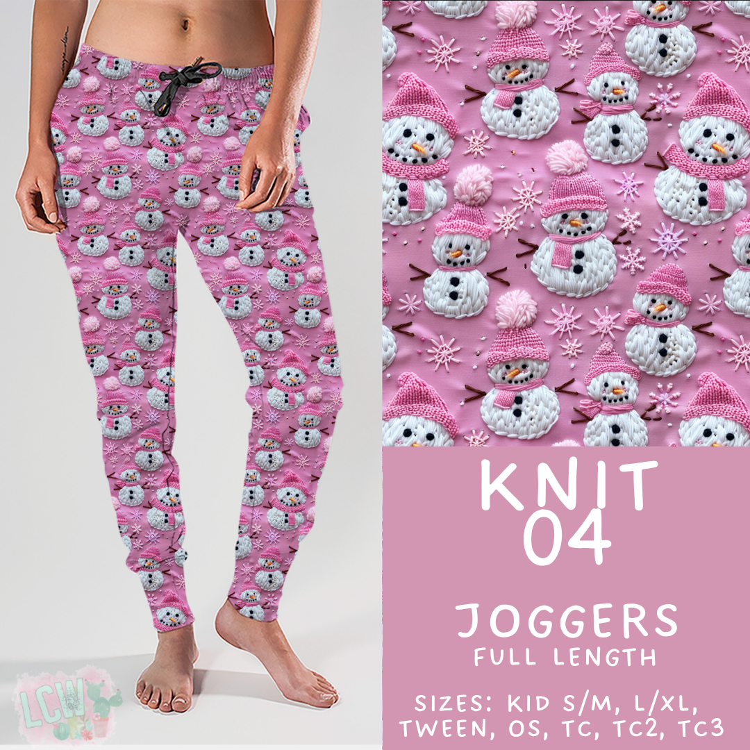 Batch #437 - Christmas Knit 2 - Closes 10/27 - ETA mid Dec - Knit 04 Joggers