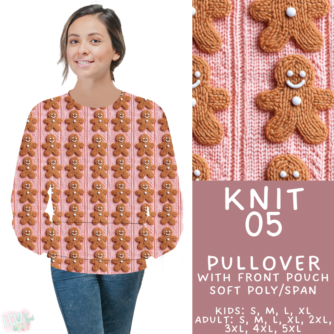 Batch #437 - Christmas Knit 2 - Closes 10/27 - ETA mid Dec - Knit 05 Pocket Pullover