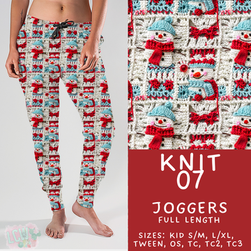 Batch #437 - Christmas Knit 2 - Closes 10/27 - ETA mid Dec - Knit 07 Joggers