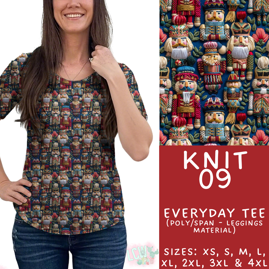 Batch #437 - Christmas Knit 2 - Closes 10/27 - ETA mid Dec - Knit 09 Everyday Tee