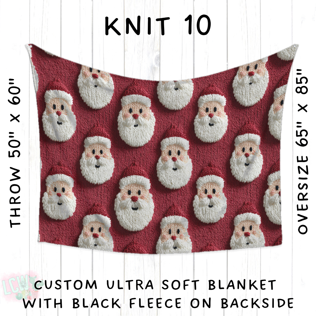 Batch #437 - Christmas Knit 2 - Closes 10/27 - ETA mid Dec - Knit 10 Blanket