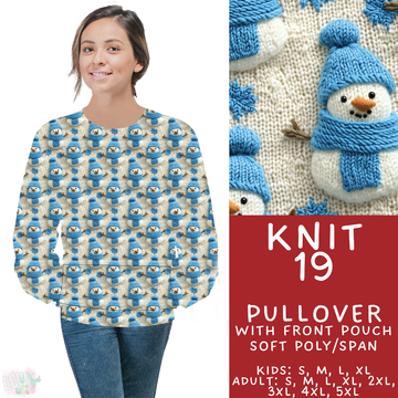 Batch #437 - Christmas Knit 2 - Closes 10/27 - ETA mid Dec - Knit 19 Pocket Pullover
