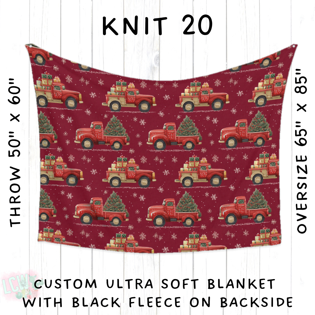 Batch #437 - Christmas Knit 2 - Closes 10/27 - ETA mid Dec - Knit 20 Blanket