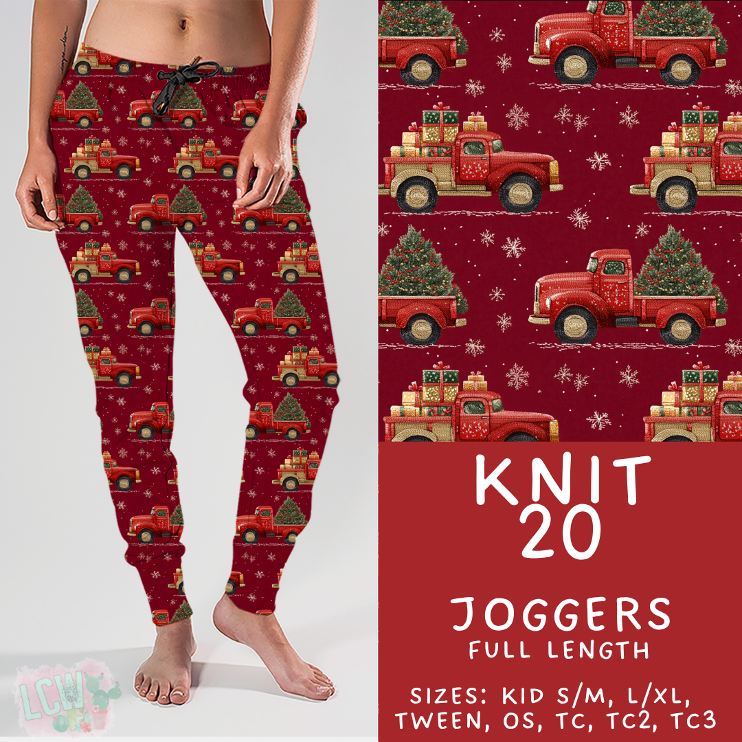 Batch #437 - Christmas Knit 2 - Closes 10/27 - ETA mid Dec - Knit 20 Joggers