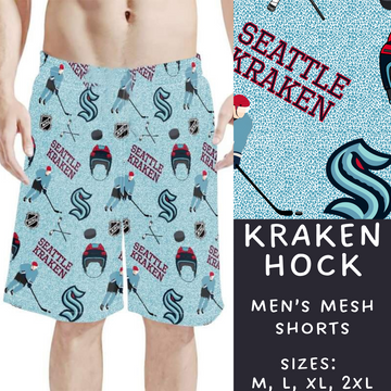 Batch #243 - Hockey - Closes 11/25 - ETA mid Jan - Kraken Hock Men's Shorts