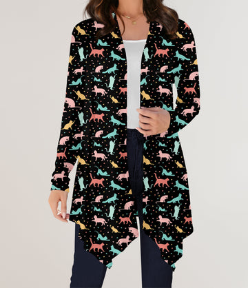 RTS - Kitty Hearts Cardigan w/ Pockets