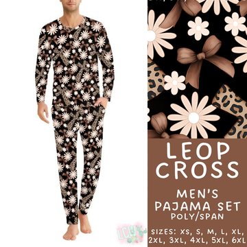 Batch #344 - Family Pajama Party - Closes 5/23 - ETA late July - Leop Cross Men's Pajama Set