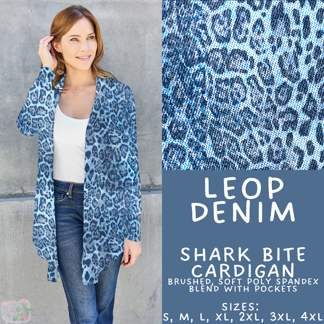 Batch #471 - November Request Run - Closes 1/2 - ETA late Feb - Leop Denim Cardigan