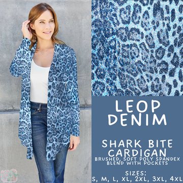 Batch #471 - November Request Run - Closes 1/2 - ETA late Feb - Leop Denim Cardigan
