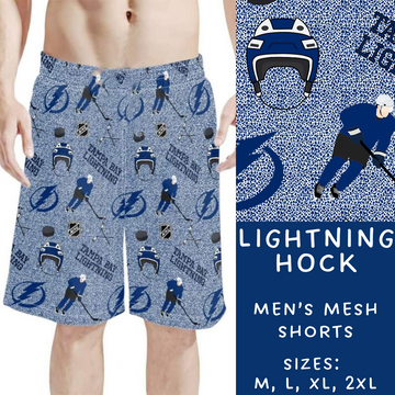 Batch #243 - Hockey - Closes 11/25 - ETA mid Jan - Lightning Hock Men's Shorts