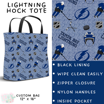 Batch #243 - Hockey - Closes 11/25 - ETA mid Jan - Lightning Hock Tote