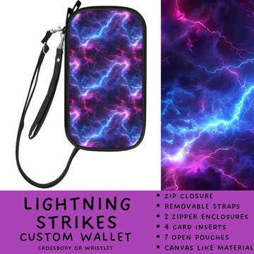 Batch #245 - The Crossbody Wallet - Closes 11/29 - ETA mid Jan - Lightning Strikes Crossbody Wallet