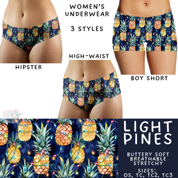Ready to Ship - Light Pines Women's Underwear - Boy Short OS