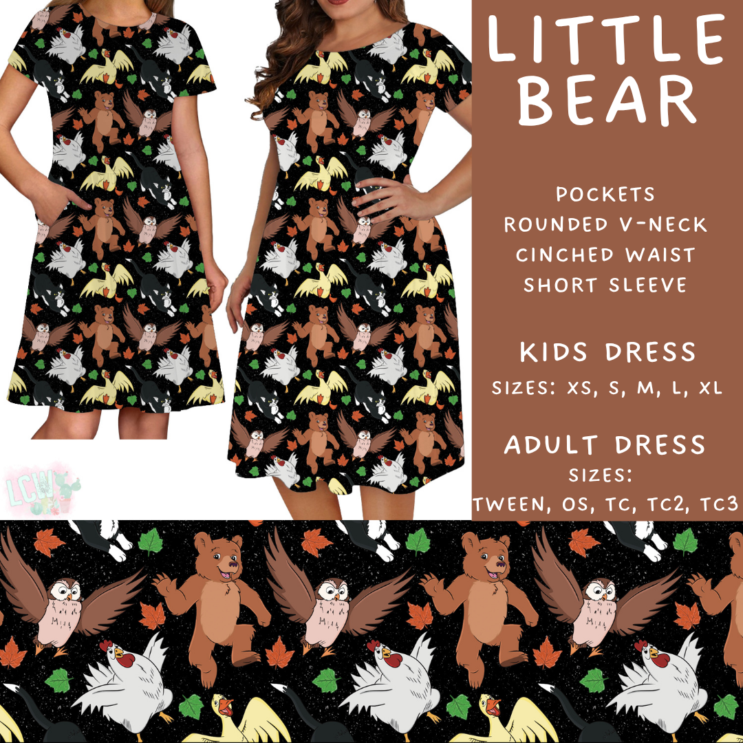 Batch #456 - Storybook Collection 4 - Closes 11/28 - ETA late Jan - Little Bear Womens & Girls Dress