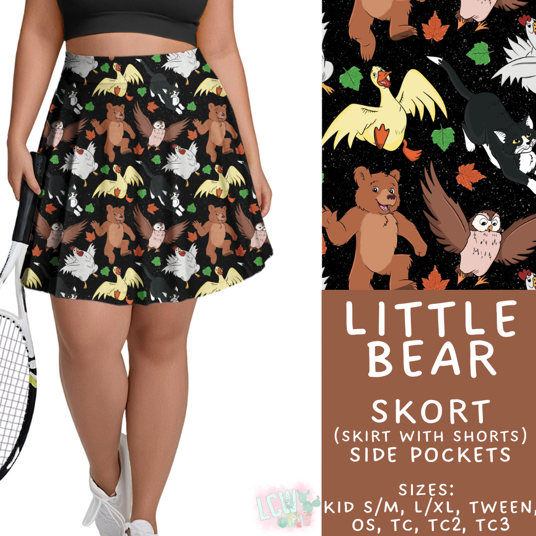 Batch #456 - Storybook Collection 4 - Closes 11/28 - ETA late Jan - Little Bear Skort