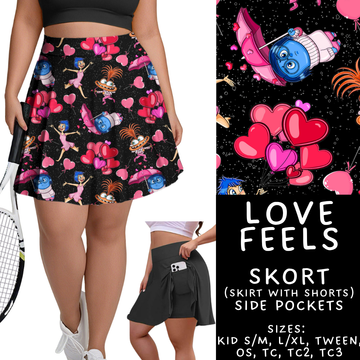 Batch #457 - Magical Character Love Collection - Closes 12/1 - ETA mid Jan - Love Feels Alien Skort