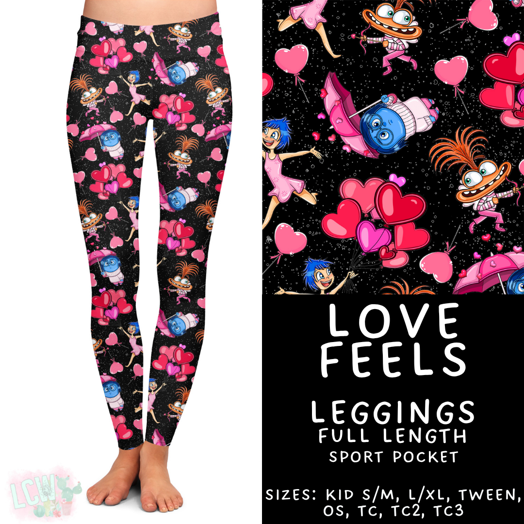 Batch #457 - Magical Character Love Collection - Closes 12/1 - ETA mid Jan - Love Feels Full Length Leggings