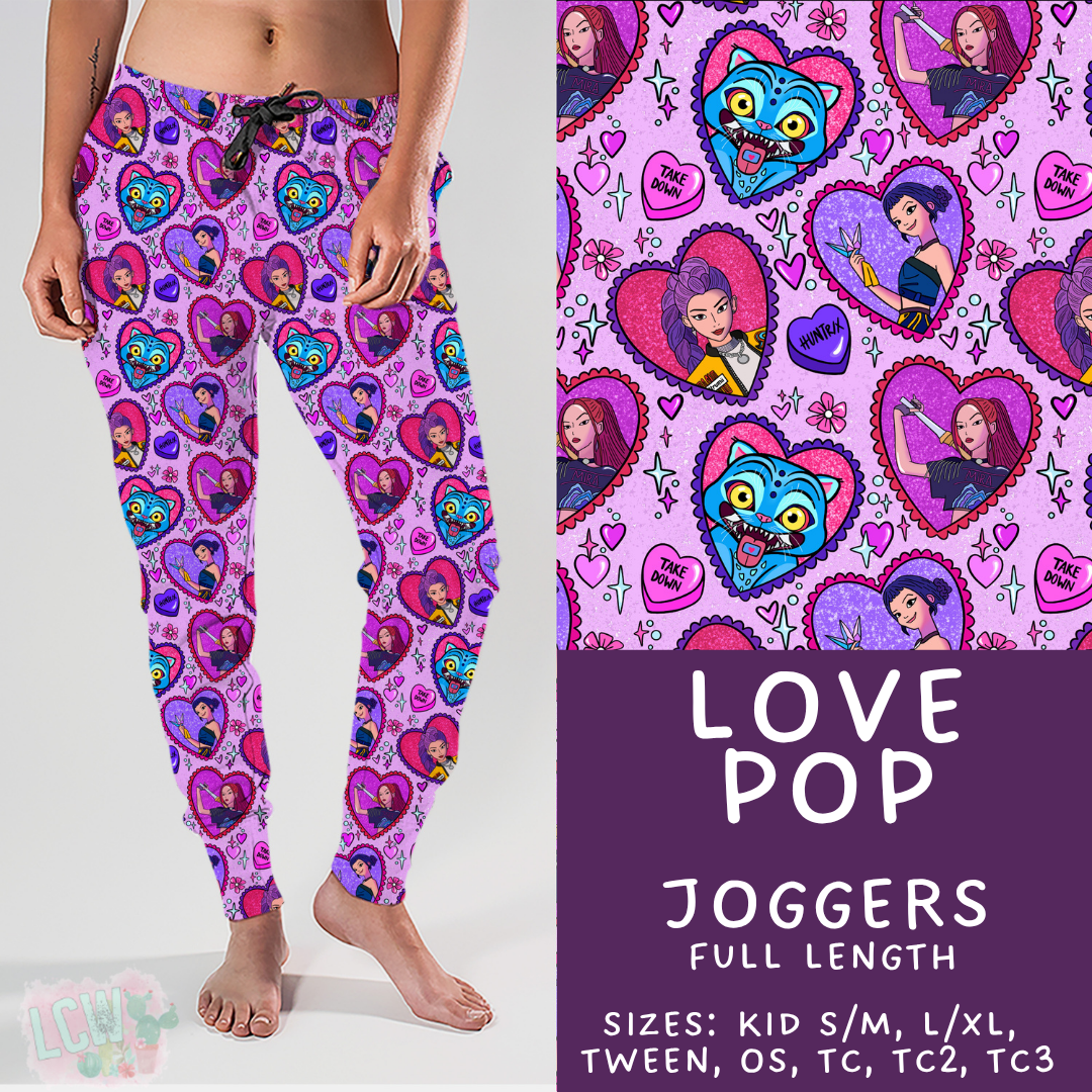 Batch #457 - Magical Character Love Collection - Closes 12/1 - ETA mid Jan - Love Pop Joggers