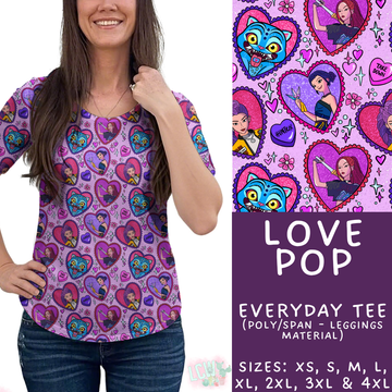 Batch #457 - Magical Character Love Collection - Closes 12/1 - ETA mid Jan - Love Pop Everyday Tee
