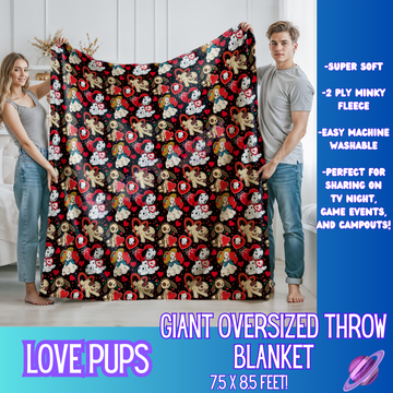 LOVE PUPS - GIANT SHAREABLE THROW BLANKETS ROUND 9 - PREORDER CLOSING 11/6