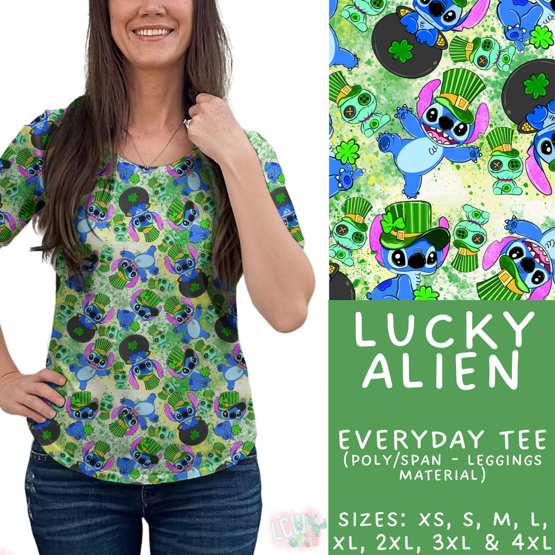 Batch #463 - Magical Characters Lucky - Closes 12/15 - ETA early Feb - Lucky Alien Everyday Tee