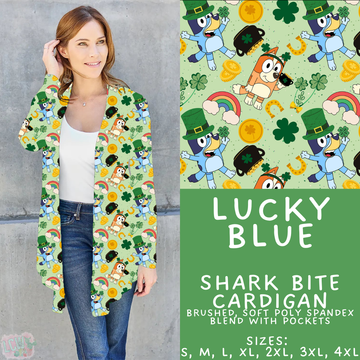 Batch #463 - Magical Characters Lucky - Closes 12/15 - ETA early Feb - Lucky Blue Cardigan