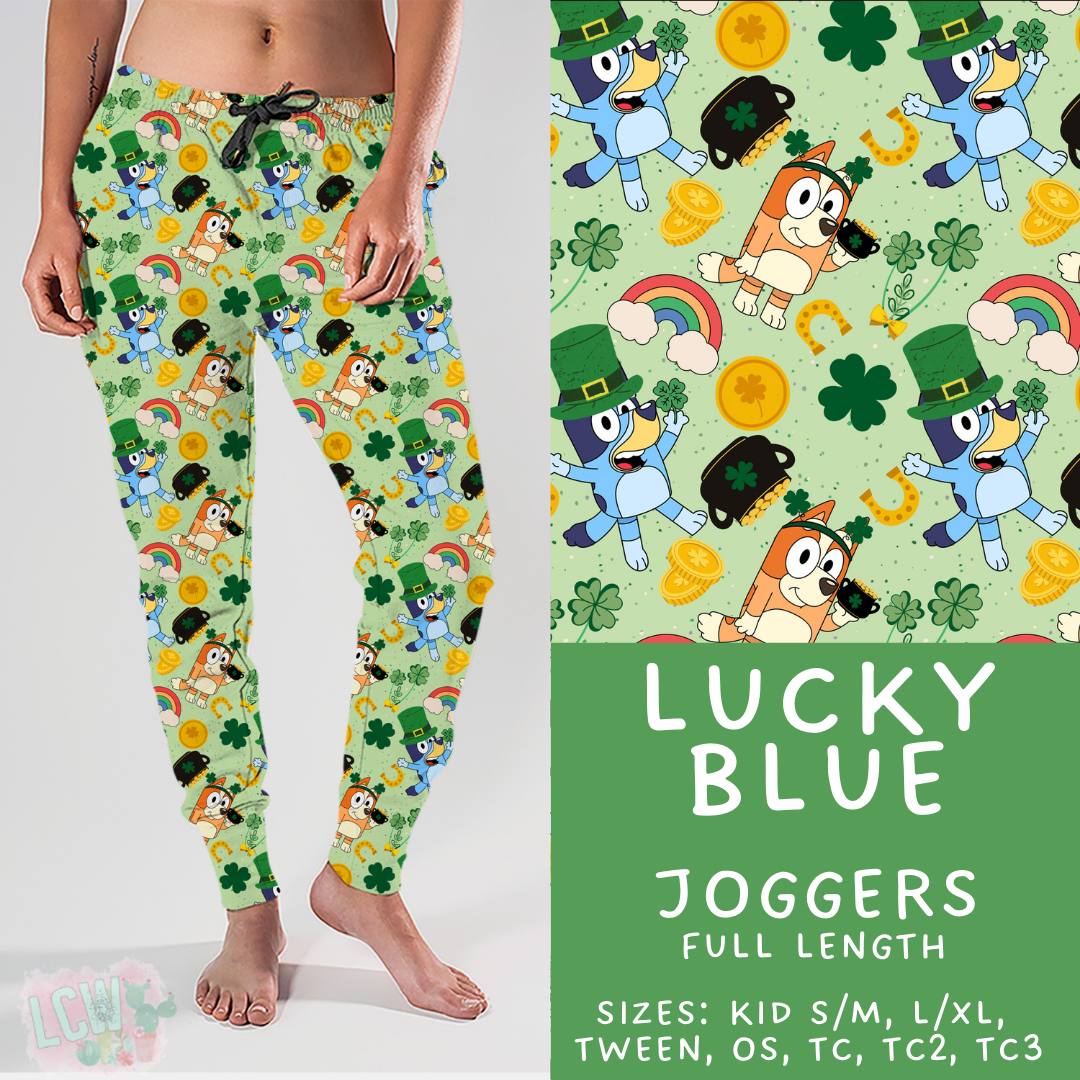 Batch #463 - Magical Characters Lucky - Closes 12/15 - ETA early Feb - Lucky Blue Joggers