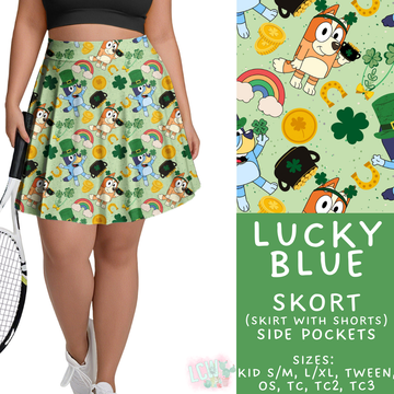 Batch #463 - Magical Characters Lucky - Closes 12/15 - ETA early Feb - Lucky Blue Skort