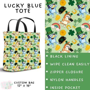 Batch #463 - Magical Characters Lucky - Closes 12/15 - ETA early Feb - Lucky Blue Tote