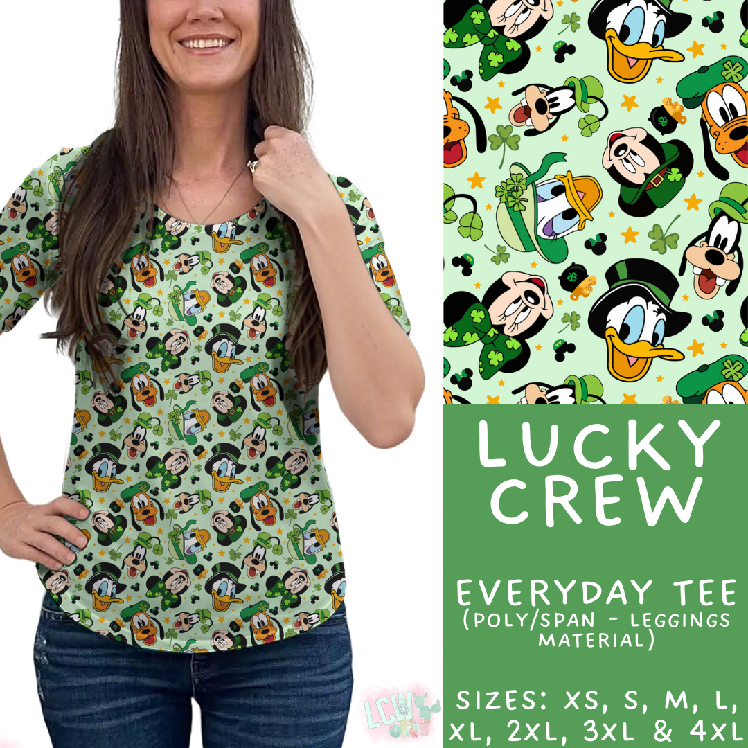 Batch #463 - Magical Characters Lucky - Closes 12/15 - ETA early Feb - Lucky Crew Everyday Tee