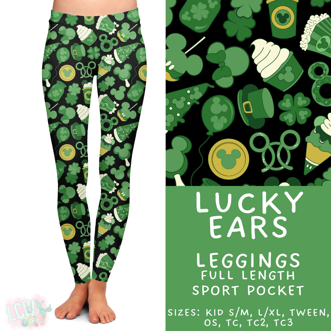 Batch #463 - Magical Characters Lucky - Closes 12/15 - ETA early Feb - Lucky Ears Full Length Leggings