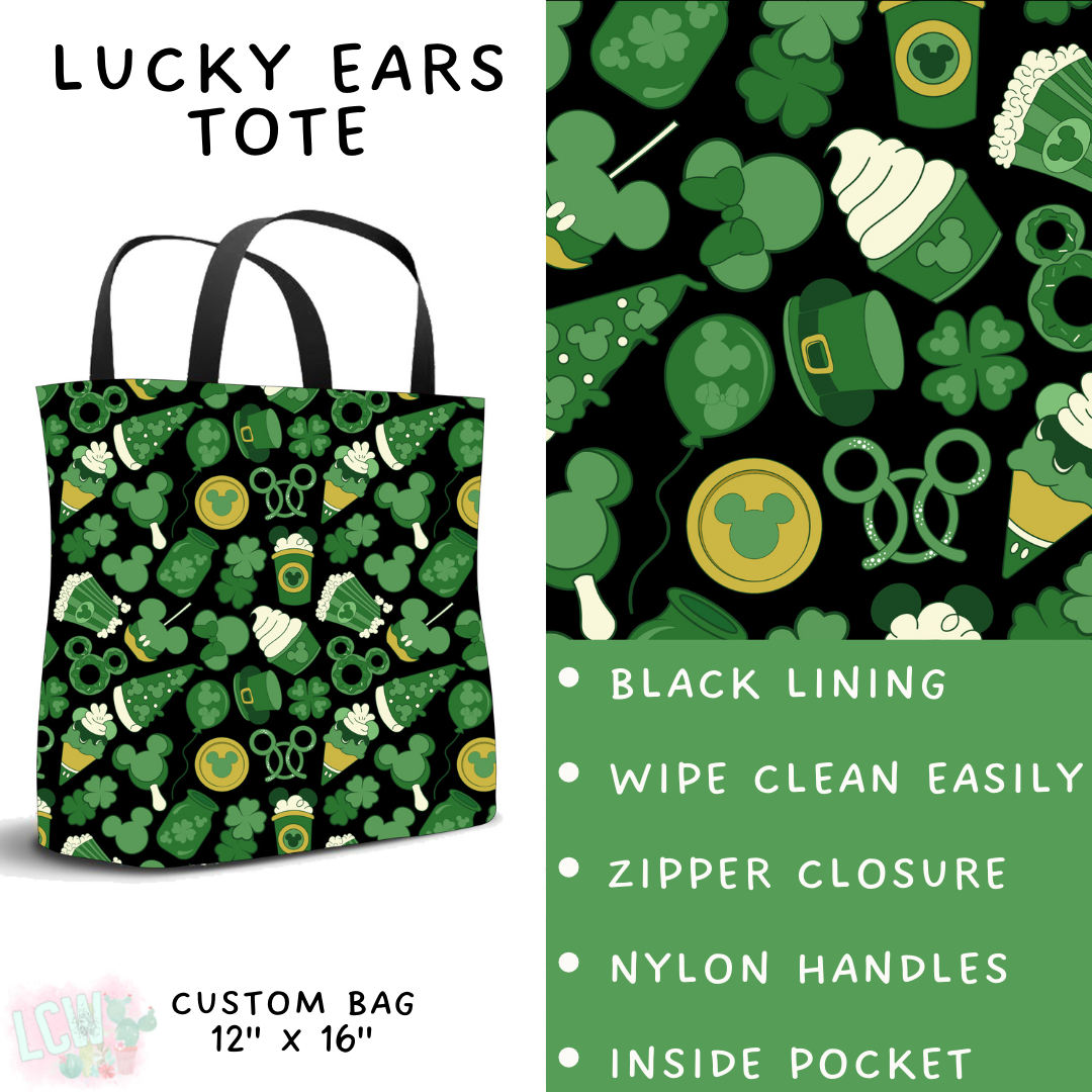 Batch #463 - Magical Characters Lucky - Closes 12/15 - ETA early Feb - Lucky Ears Tote