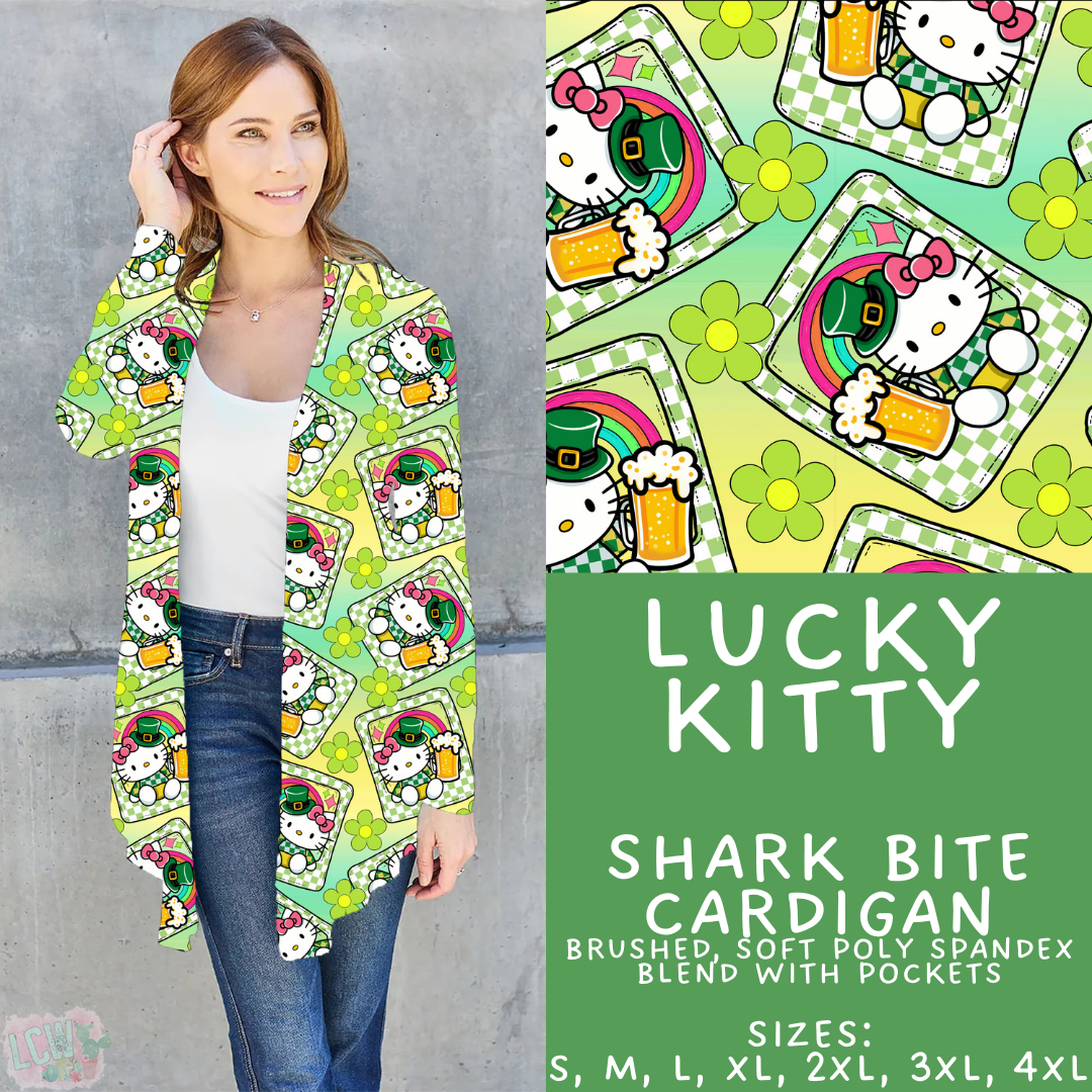 Batch #463 - Magical Characters Lucky - Closes 12/15 - ETA early Feb - Lucky Kitty Cardigan