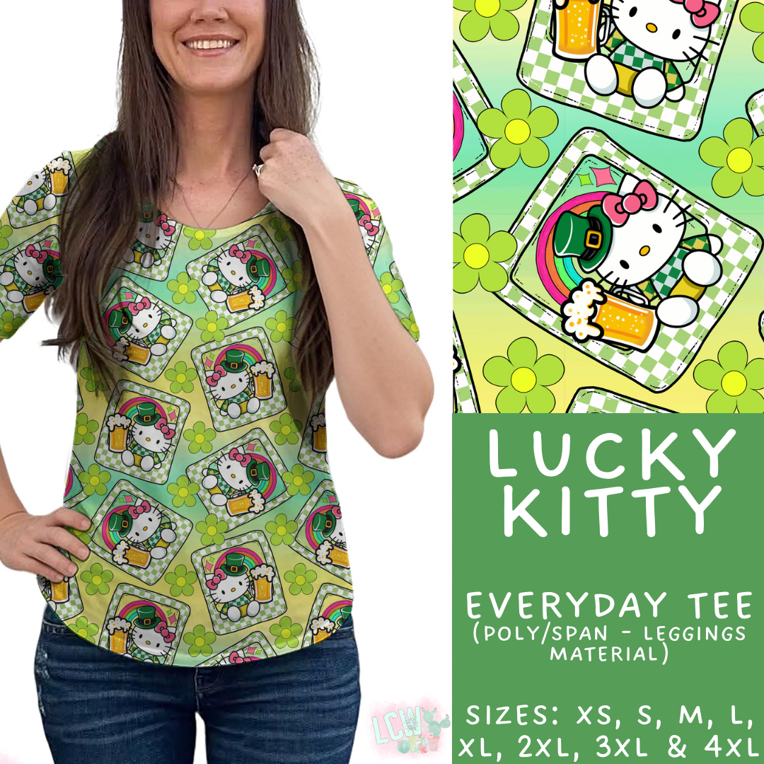 Batch #463 - Magical Characters Lucky - Closes 12/15 - ETA early Feb - Lucky Kitty Everyday Tee