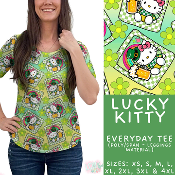 Batch #463 - Magical Characters Lucky - Closes 12/15 - ETA early Feb - Lucky Kitty Everyday Tee