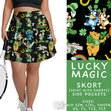 Batch #463 - Magical Characters Lucky - Closes 12/15 - ETA early Feb - Lucky Magic Skort