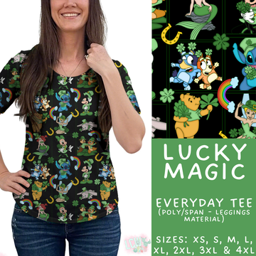 Batch #463 - Magical Characters Lucky - Closes 12/15 - ETA early Feb - Lucky Magic Everyday Tee