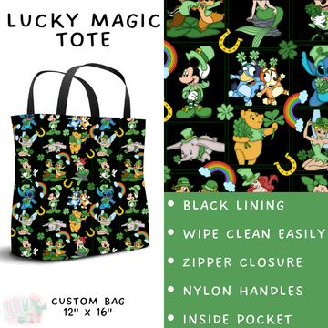 Batch #463 - Magical Characters Lucky - Closes 12/15 - ETA early Feb - Lucky Magic Tote